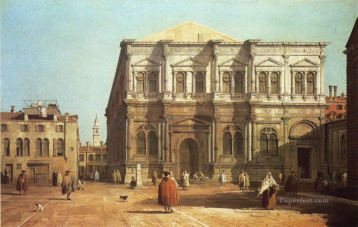 campo san rocco Canaletto Oil Paintings